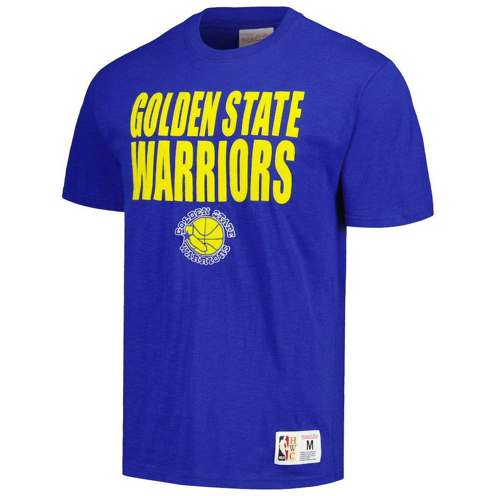 Mitchell & Ness - Golden State Warriors Hardwood Classics Legendary Slub T-Shirt - Royal