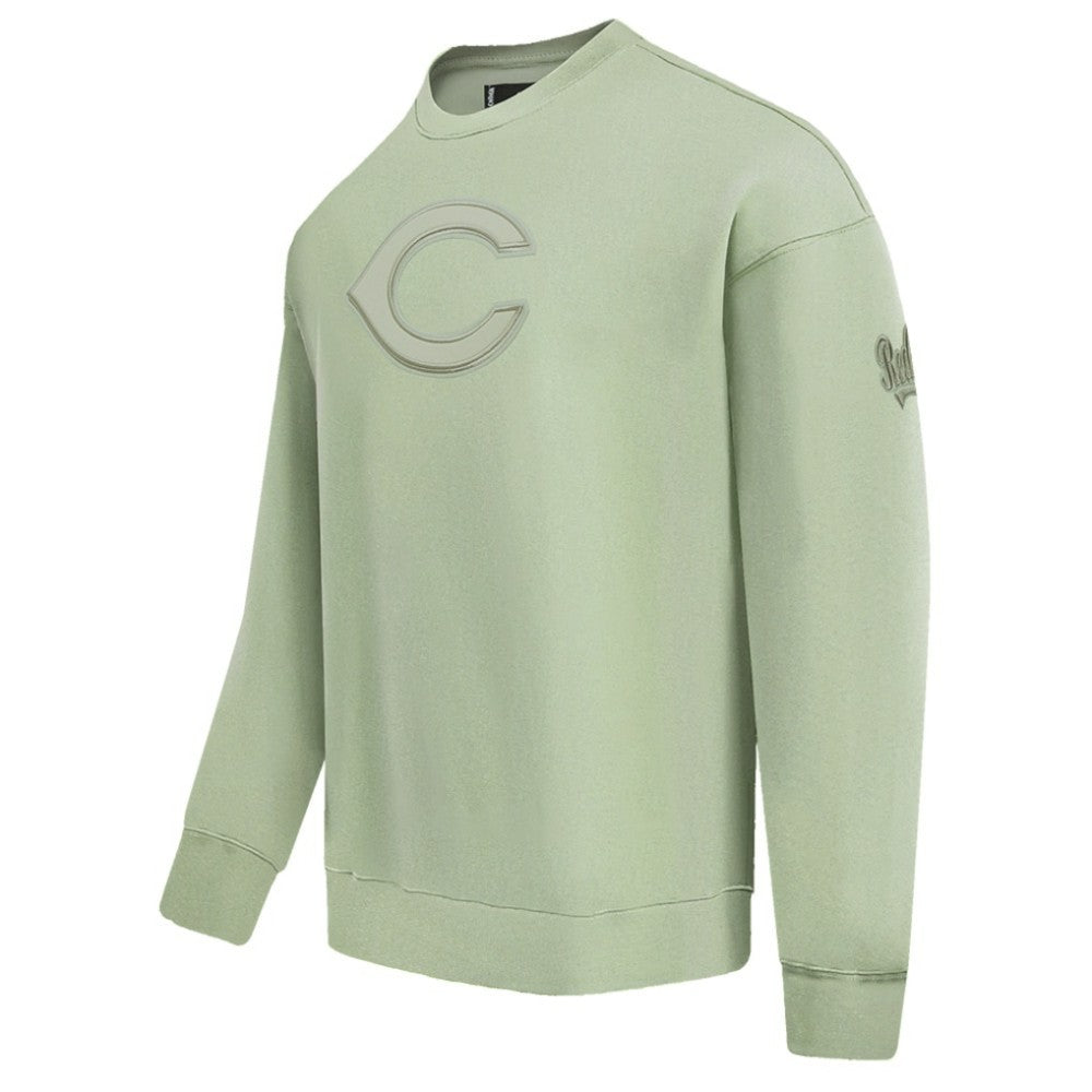 Cincinnati Reds Pro Standard Neutral Drop Shoulder Pullover Sweatshirt Online