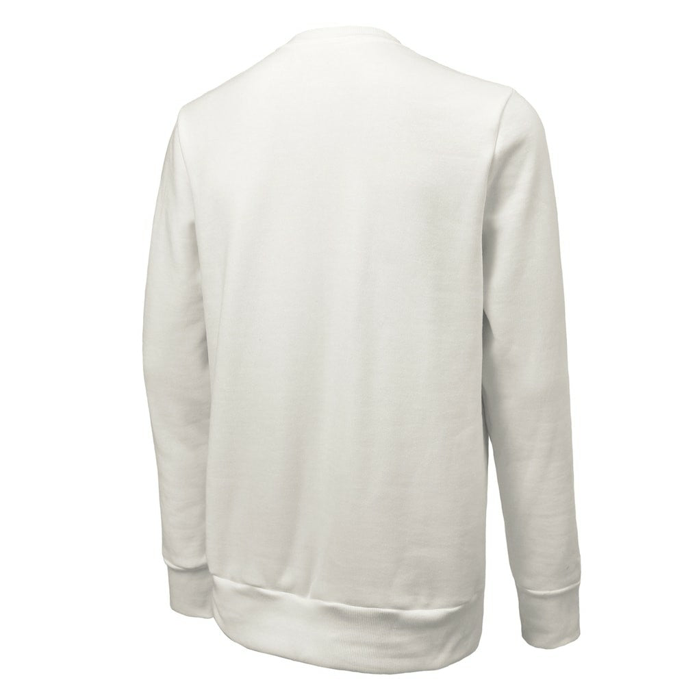 Atlanta Falcons Majestic Threads Unisex Sundays Block Letter Crewneck Pullover Sweatshirt White - NFL