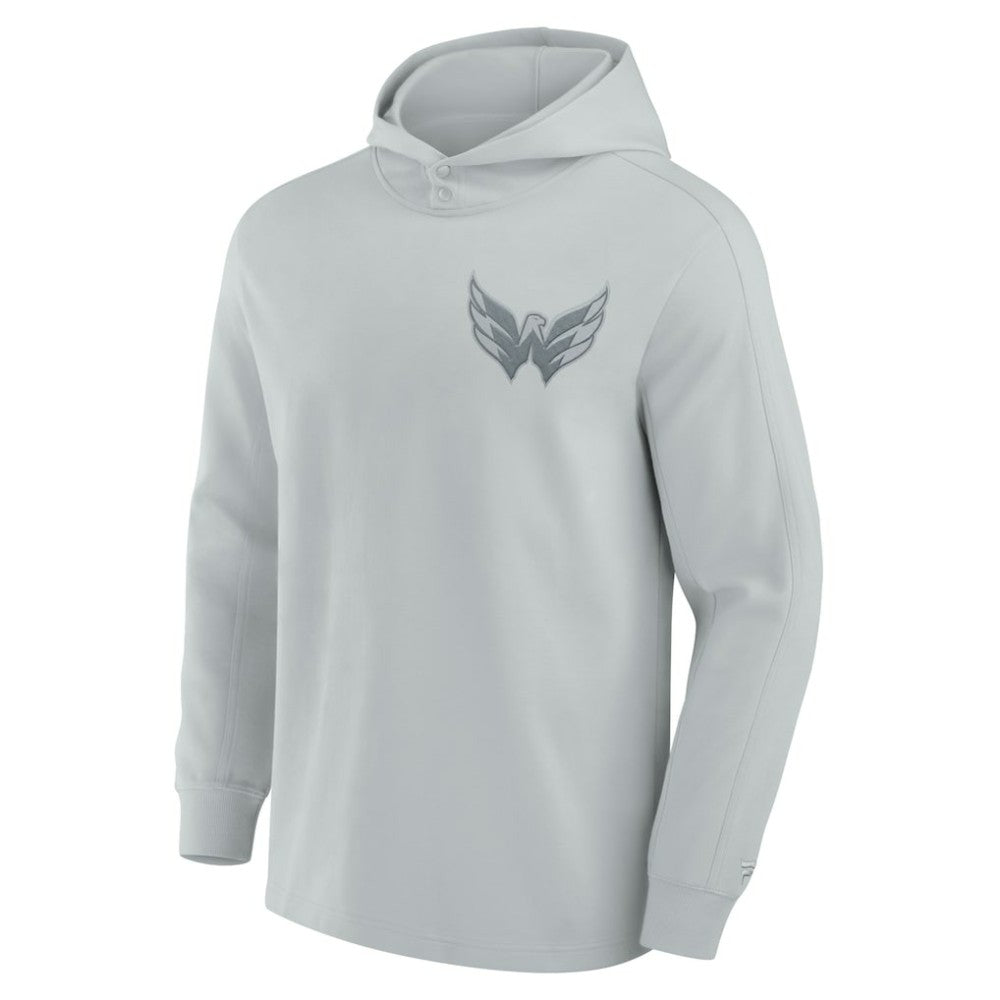 Washington Capitals Fanatics Elements Lightweight Tri-Blend Fleece Hoodie Gray
