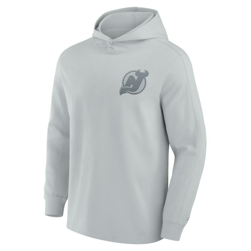 New Jersey Devils - Fanatics Elements Lightweight Tri-Blend Fleece Hoodie Gray