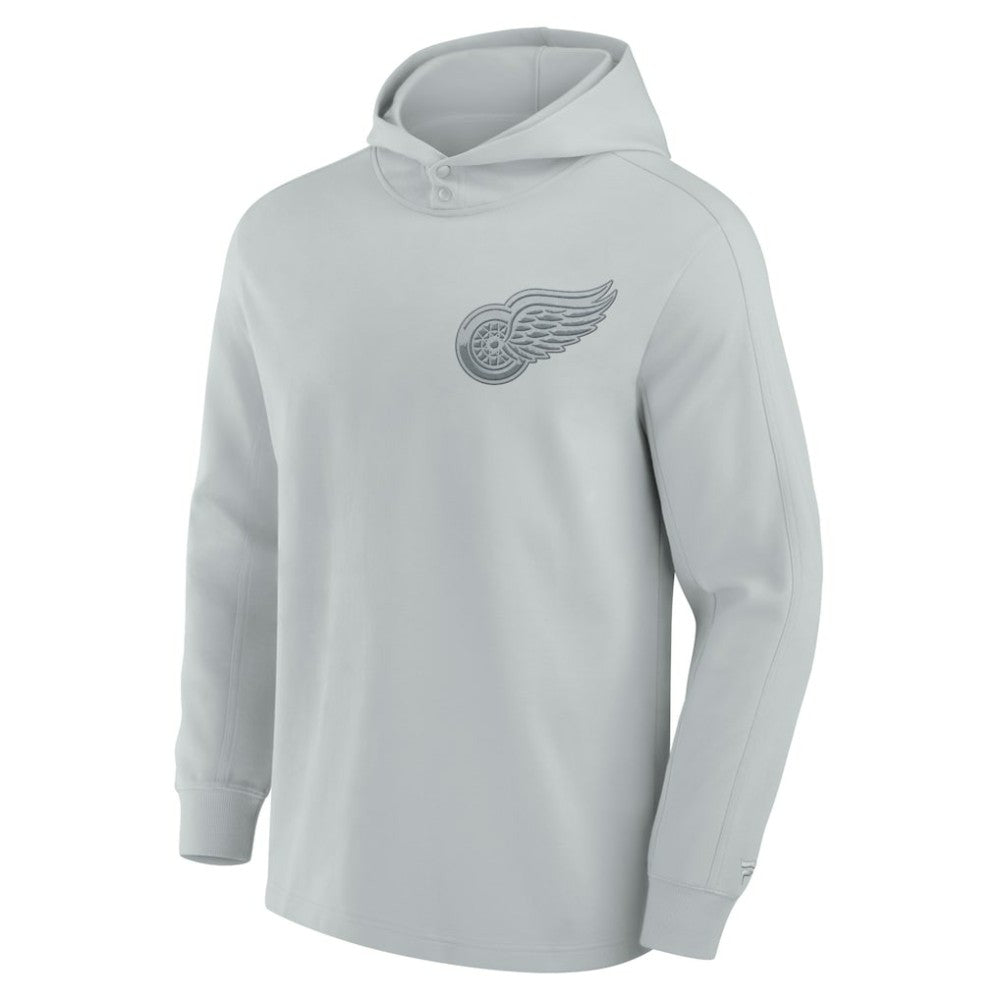 Detroit Red Wings - Fanatics Elements Lightweight Tri-Blend Fleece Hoodie Gray