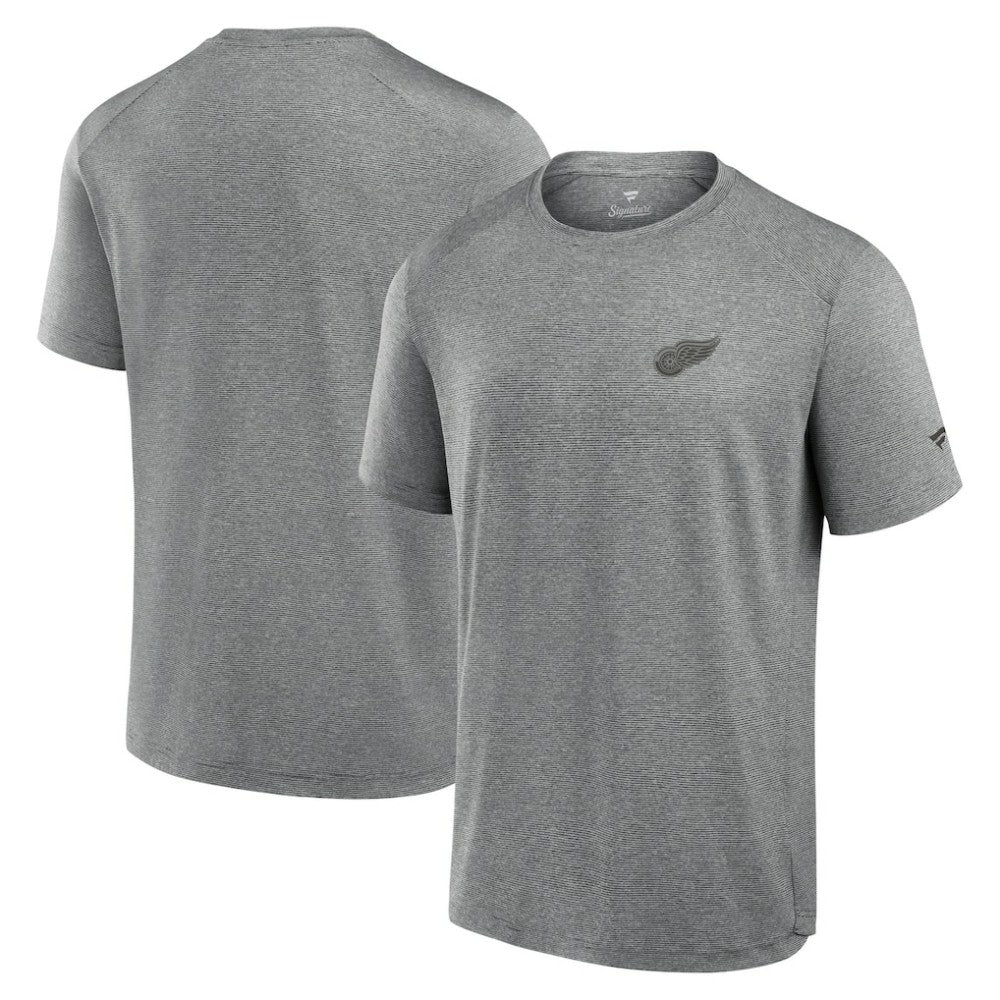 Detroit Red Wings - Fanatics Front Office Tech T-Shirt Black