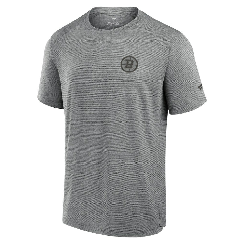 Boston Bruins Fanatics Front Office Tech T-Shirt Black