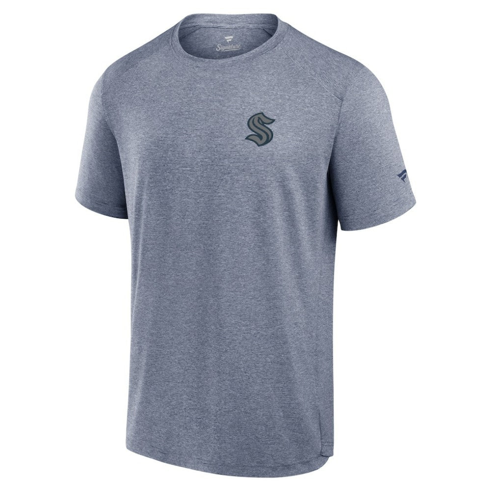 Seattle Kraken Fanatics Front Office Tech T-Shirt Navy