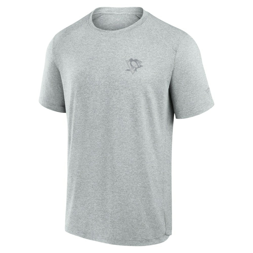 Pittsburgh Penguins Fanatics Front Office Tech T-Shirt Gray