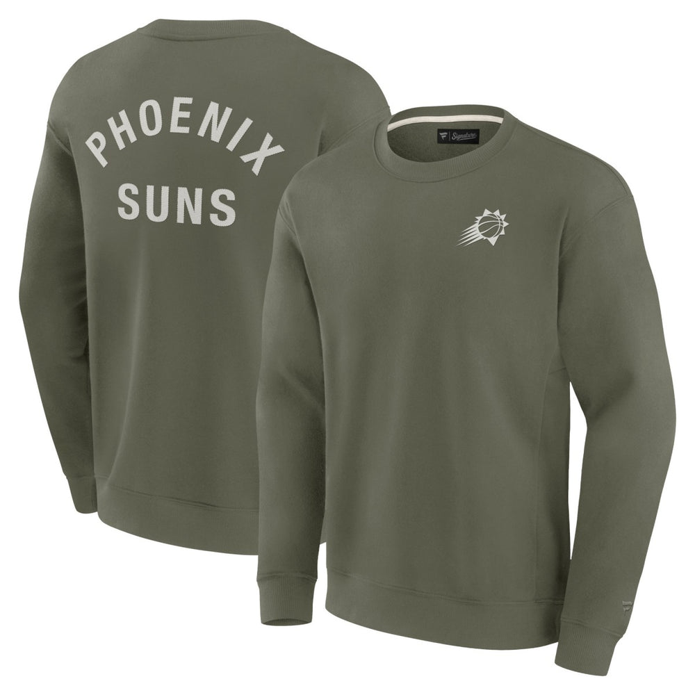 Fanatics - Phoenix Suns Unisex Elements Super Soft Fleece Pullover Sweatshirt - Olive