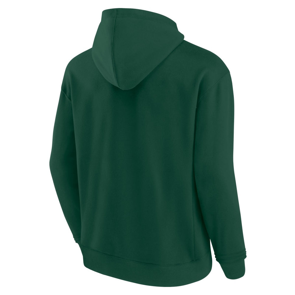 Fanatics - Milwaukee Bucks Unisex Elements Super Soft Fleece Pullover Hoodie - Hunter Green