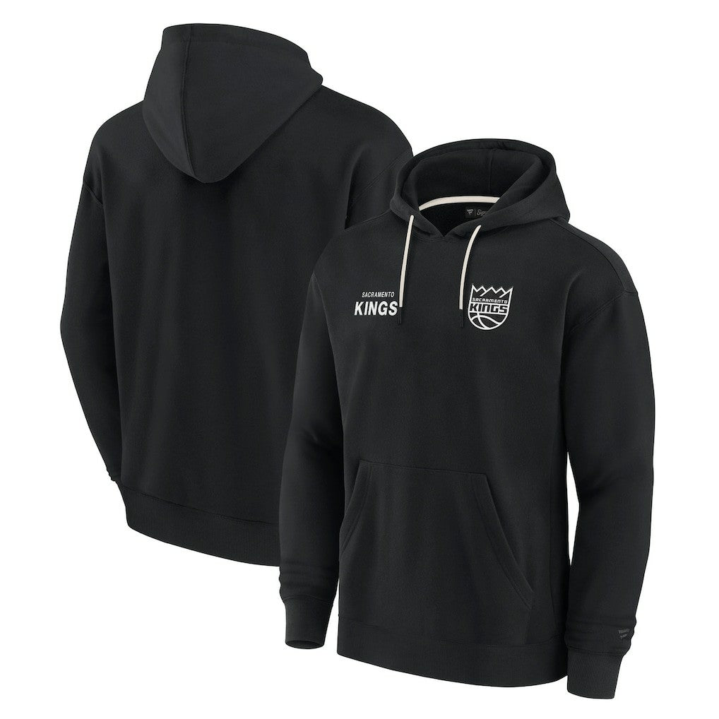 Fanatics - Sacramento Kings Unisex Elements Super Soft Fleece Pullover Hoodie - Black