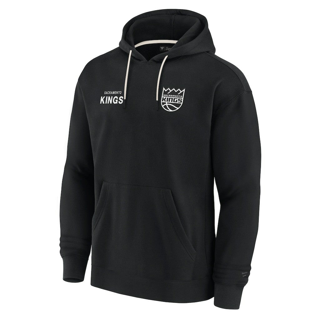 Fanatics - Sacramento Kings Unisex Elements Super Soft Fleece Pullover Hoodie - Black