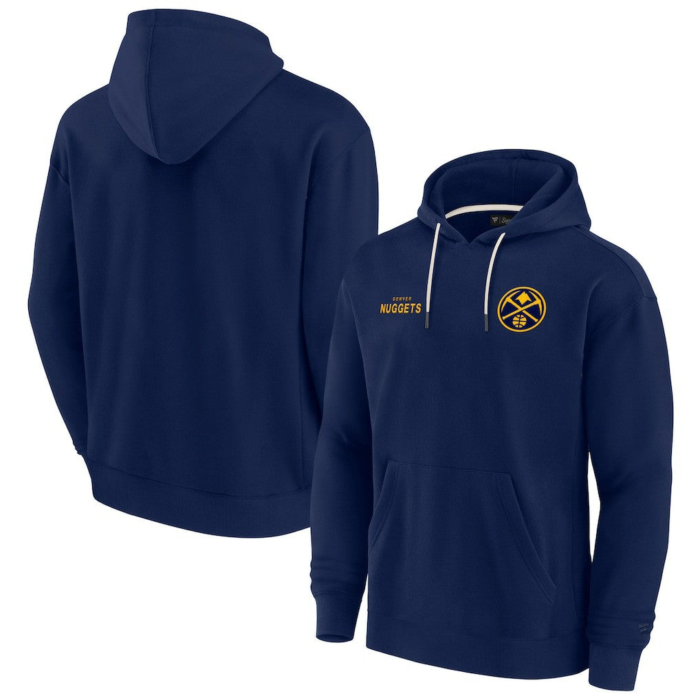 Fanatics - Denver Nuggets Unisex Elements Super Soft Fleece Pullover Hoodie - Navy
