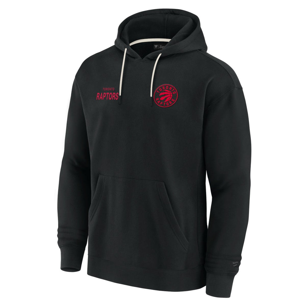 Fanatics - Toronto Raptors Unisex Elements Super Soft Fleece Pullover Hoodie - Black