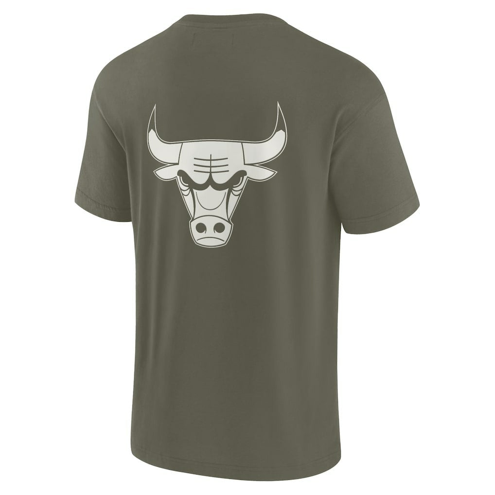 Fanatics - Chicago Bulls Unisex Elements Super Soft Short Sleeve T-Shirt - Olive