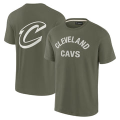 Fanatics - Cleveland Cavaliers Unisex Elements Super Soft Short Sleeve T-Shirt - Olive
