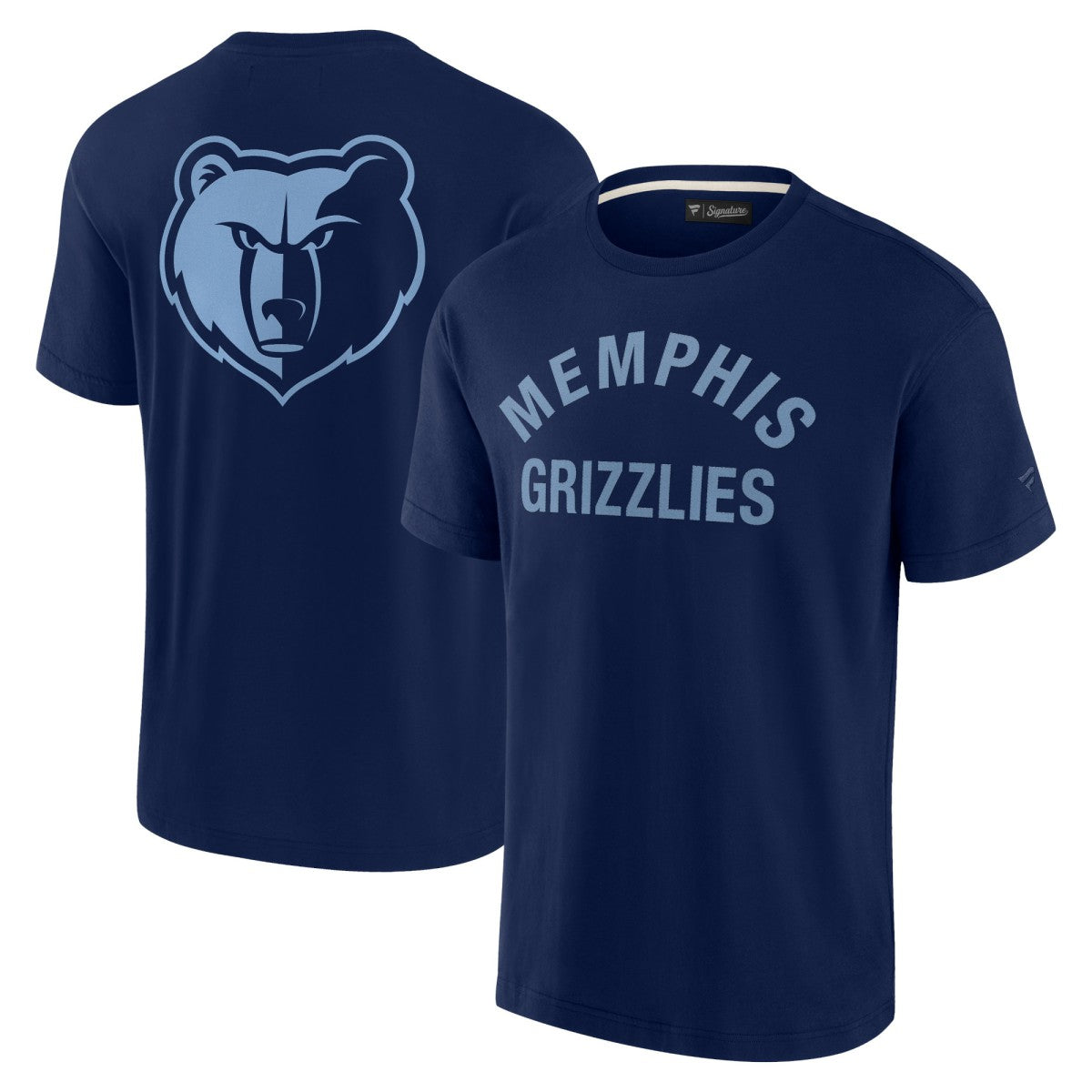 Fanatics - Memphis Grizzlies Unisex Elements Super Soft Short Sleeve T-Shirt - Navy