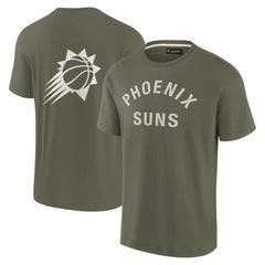 Fanatics - Phoenix Suns Unisex Elements Super Soft Short Sleeve T-Shirt - Olive