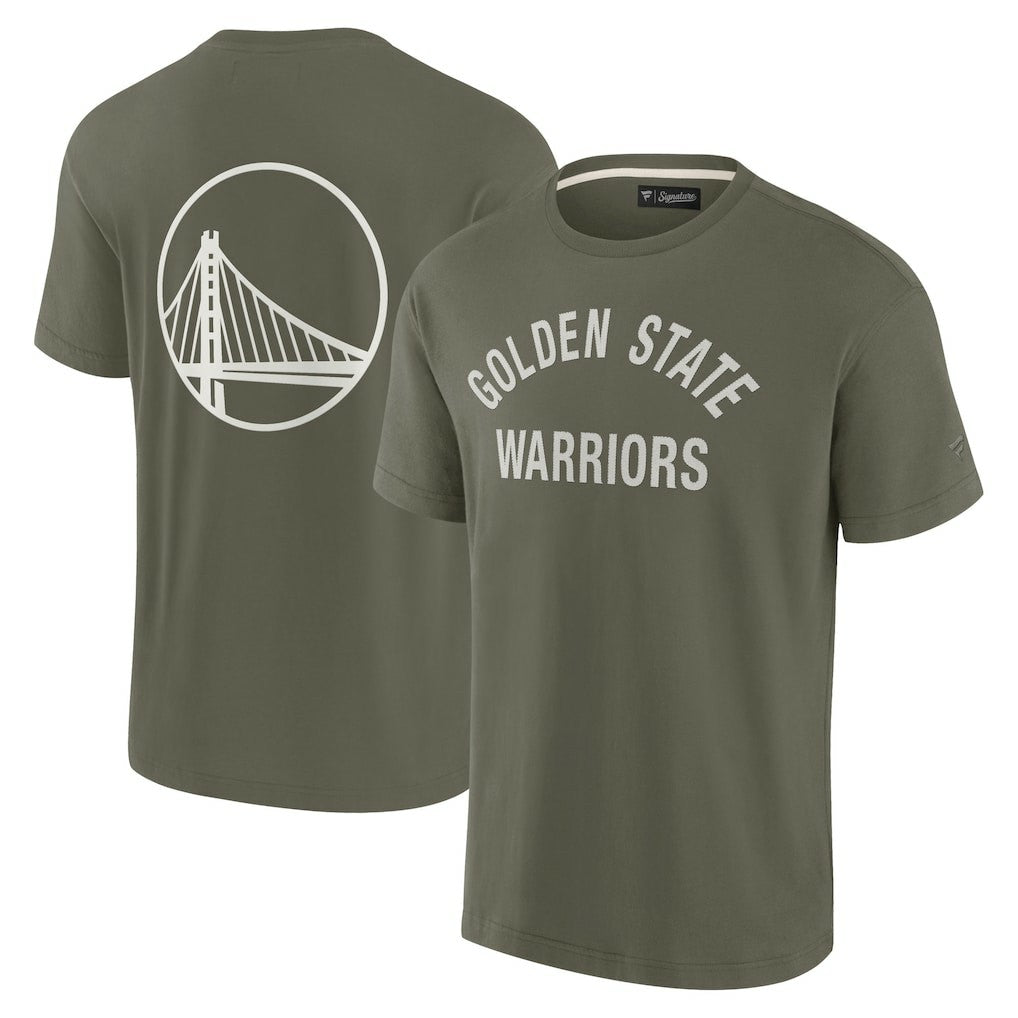 Fanatics - Golden State Warriors Unisex Elements Super Soft Short Sleeve T-Shirt - Olive