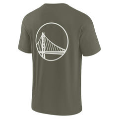 Fanatics - Golden State Warriors Unisex Elements Super Soft Short Sleeve T-Shirt - Olive