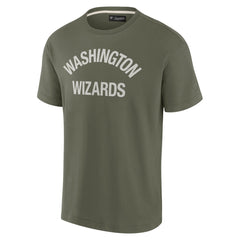 Fanatics - Washington Wizards Unisex Elements Super Soft Short Sleeve T-Shirt - Olive