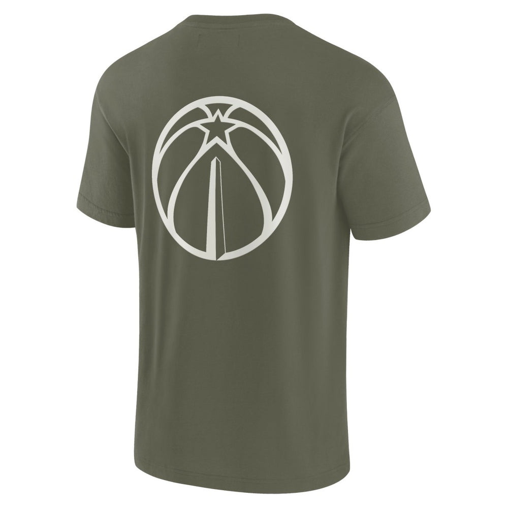Fanatics - Washington Wizards Unisex Elements Super Soft Short Sleeve T-Shirt - Olive