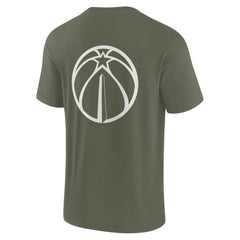 Fanatics - Washington Wizards Unisex Elements Super Soft Short Sleeve T-Shirt - Olive