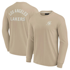 Fanatics - Los Angeles Lakers Unisex Elements Super Soft Long Sleeve T-Shirt - Khaki