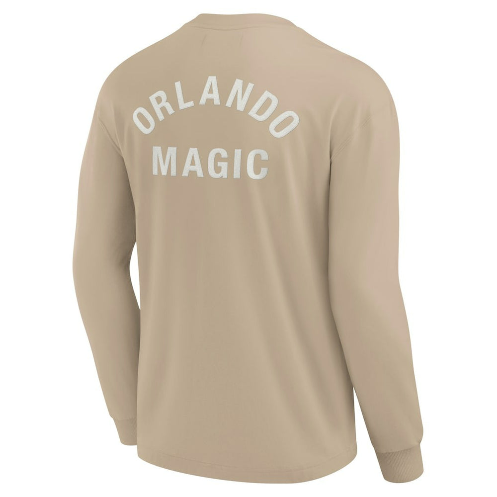 Fanatics - Orlando Magic Unisex Elements Super Soft Long Sleeve T-Shirt - Khaki
