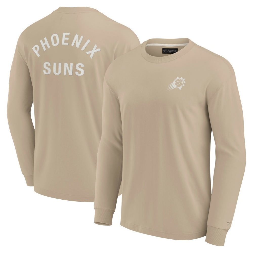 Fanatics - Phoenix Suns Unisex Elements Super Soft Long Sleeve T-Shirt - Khaki