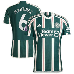 Adidas Lisandro Martínez Manchester United 2023/24 Away Player Jerseys - Green