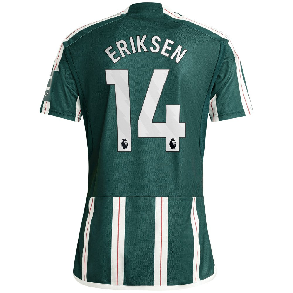 Adidas Christian Eriksen Manchester United 2023/24 Away Replica Player Jerseys - Green