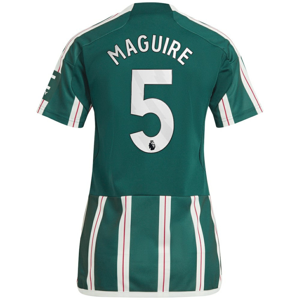 Adidas Harry Maguire Manchester United Women's 2023/24 Away Replica Player Jerseys - Green