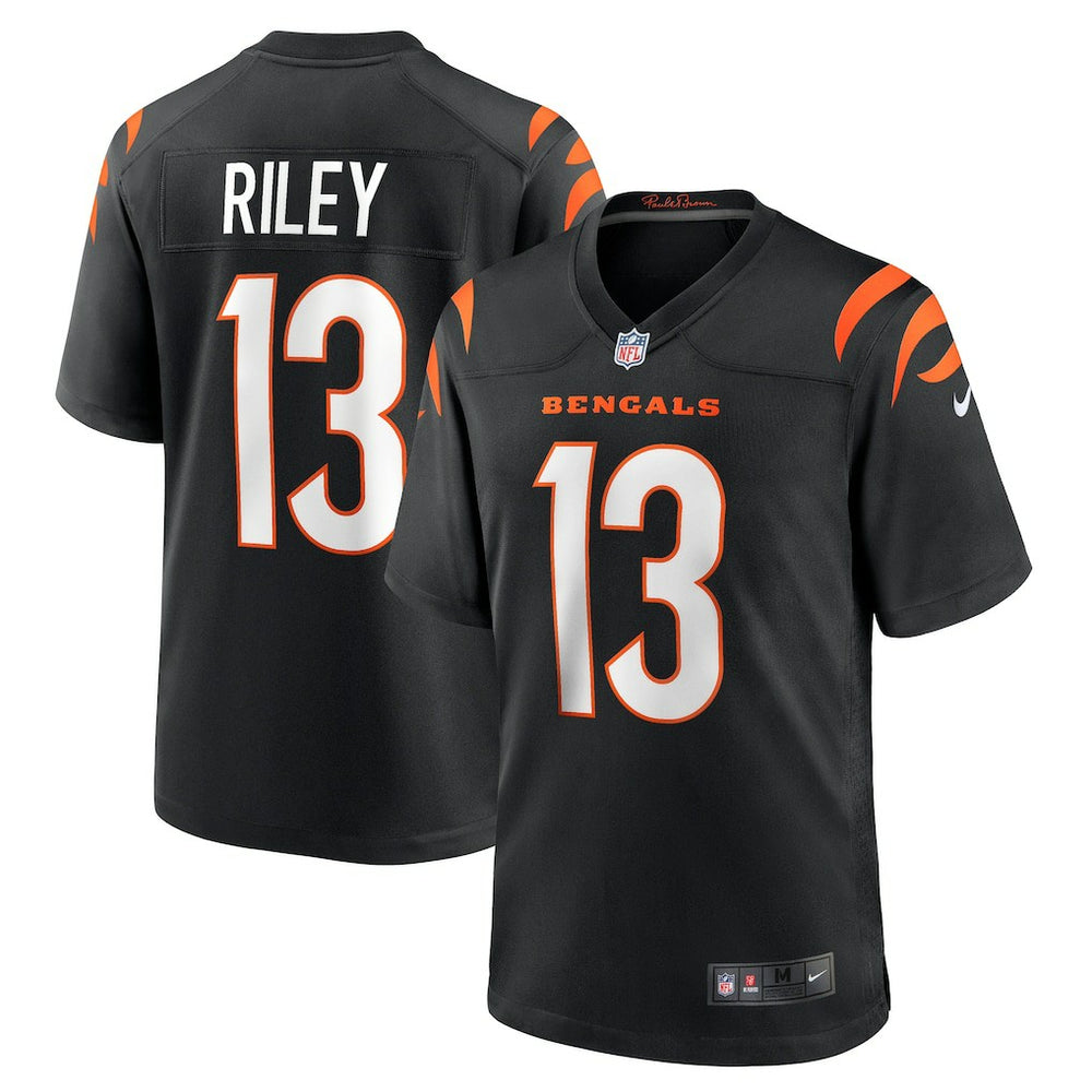 Ken Riley Cincinnati Bengals Retired Player Game Jersey Black - Nike