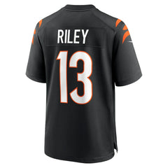 Ken Riley Cincinnati Bengals Retired Player Game Jersey Black - Nike
