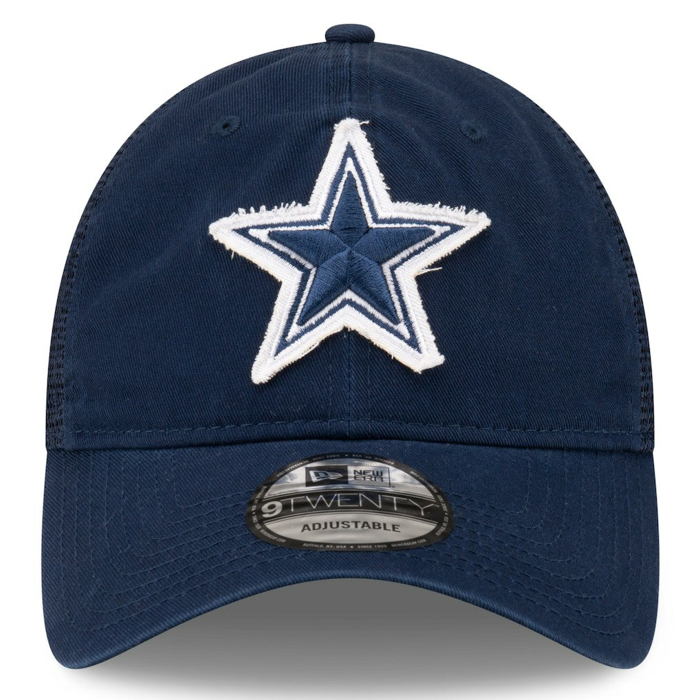 Dallas Cowboys New Era Game Day 9TWENTY Adjustable Trucker Hat Navy - NFL