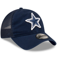 Dallas Cowboys New Era Game Day 9TWENTY Adjustable Trucker Hat Navy - NFL