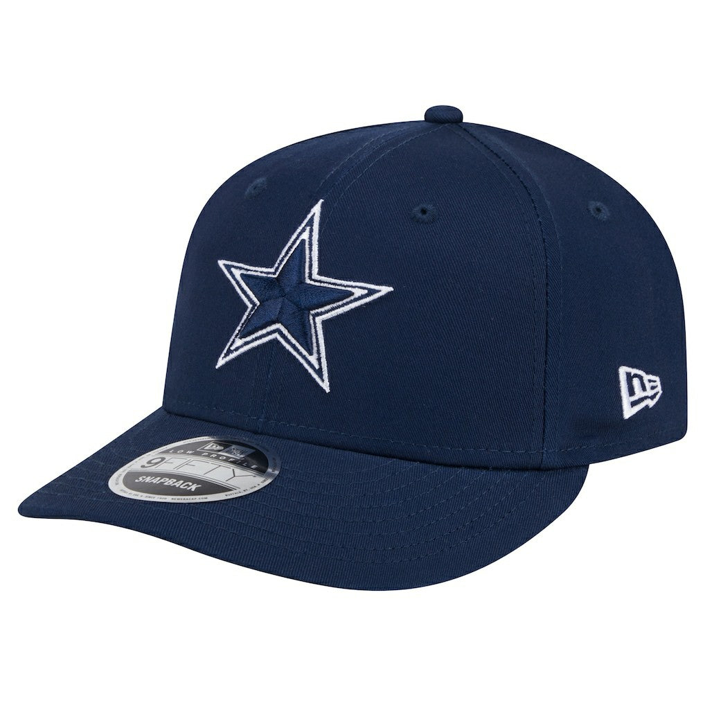 Dallas Cowboys New Era Main Low Profile 9FIFTY Snapback Hat Navy - NFL