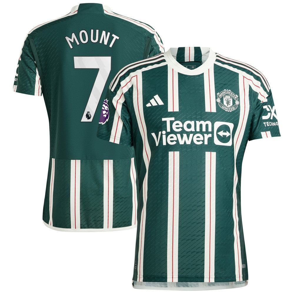 Adidas Mason Mount Manchester United 2023/24 Away Player Jerseys - Green