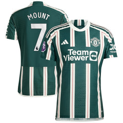 Adidas Mason Mount Manchester United 2023/24 Away Player Jerseys - Green