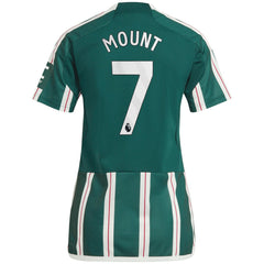 Adidas Mason Mount Manchester United Women's 2023/24 Away Replica Player Jerseys - Green