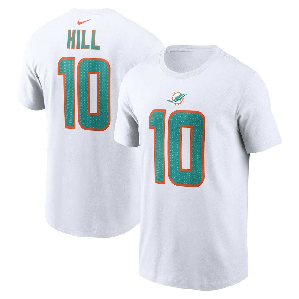 Tyreek Hill Miami Dolphins Player Name & Number T-Shirt White - Nike