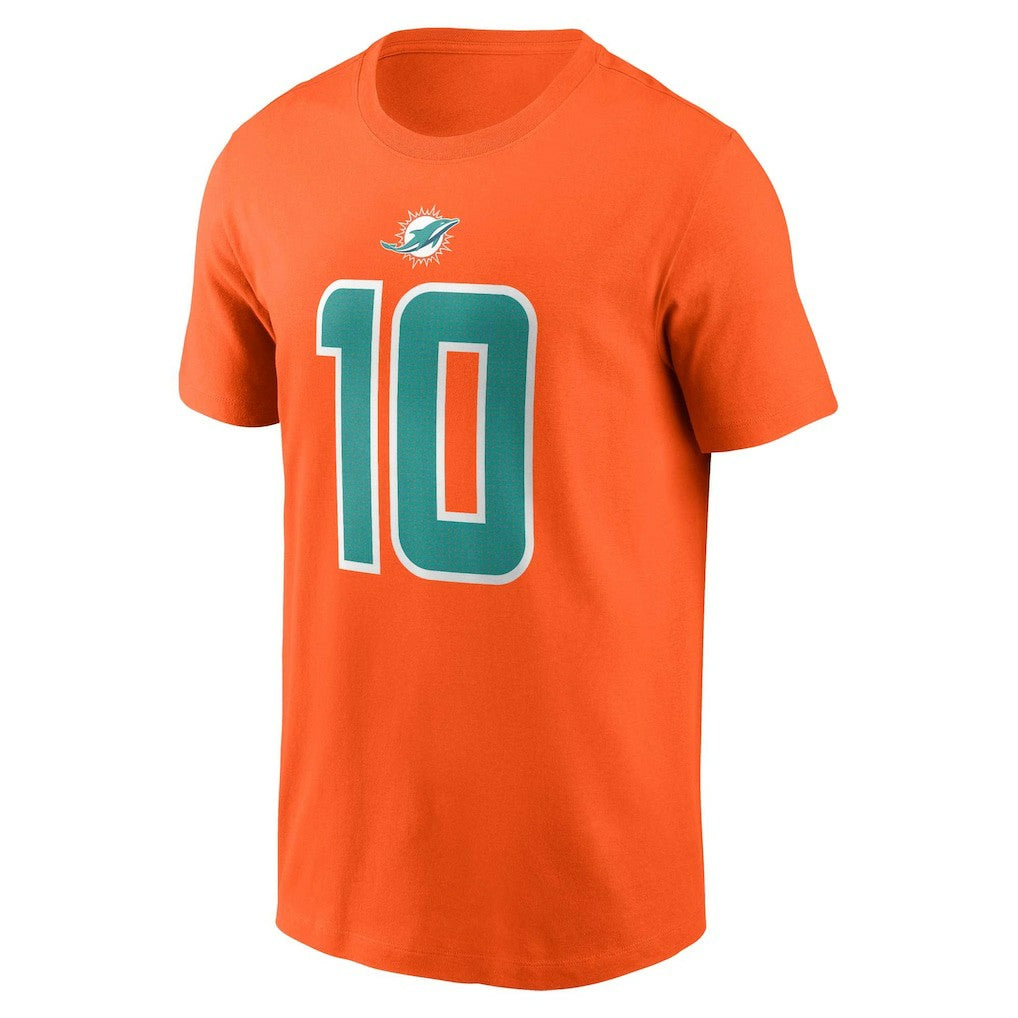 Tyreek Hill Miami Dolphins Player Name & Number T-Shirt Orange - Nike