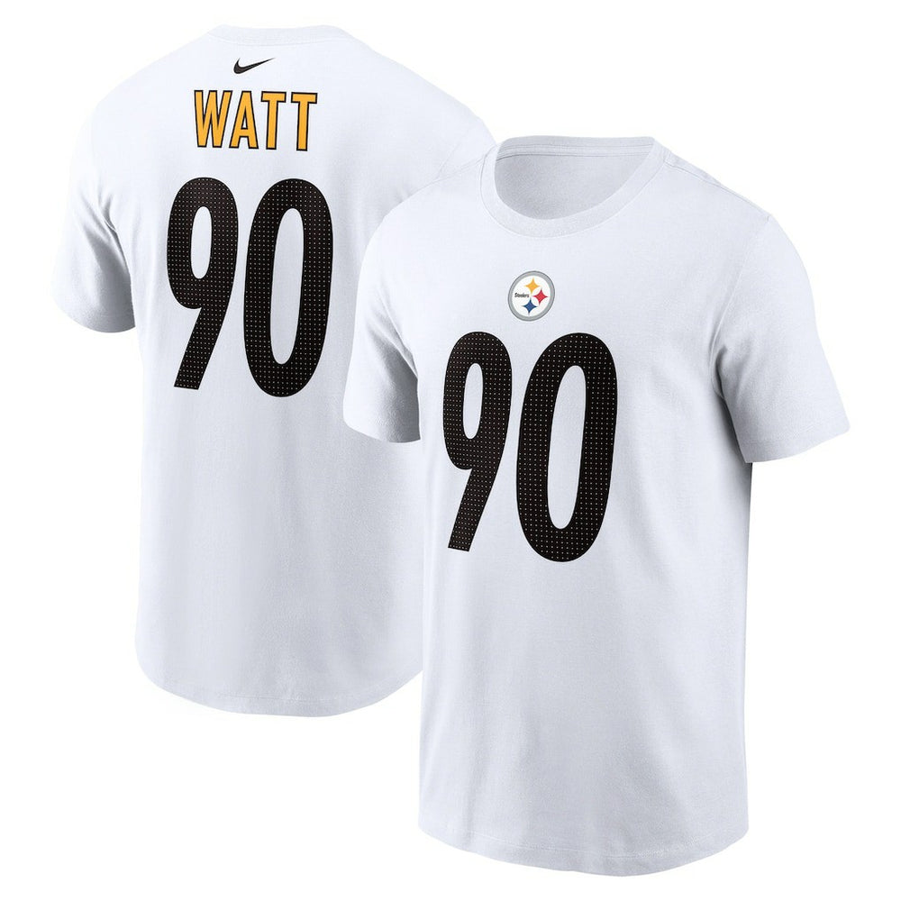 T.J. Watt Pittsburgh Steelers Player Name & Number T-Shirt White - Nike