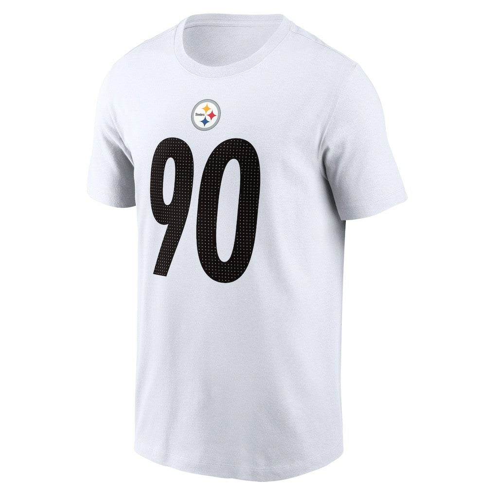T.J. Watt Pittsburgh Steelers Player Name & Number T-Shirt White - Nike