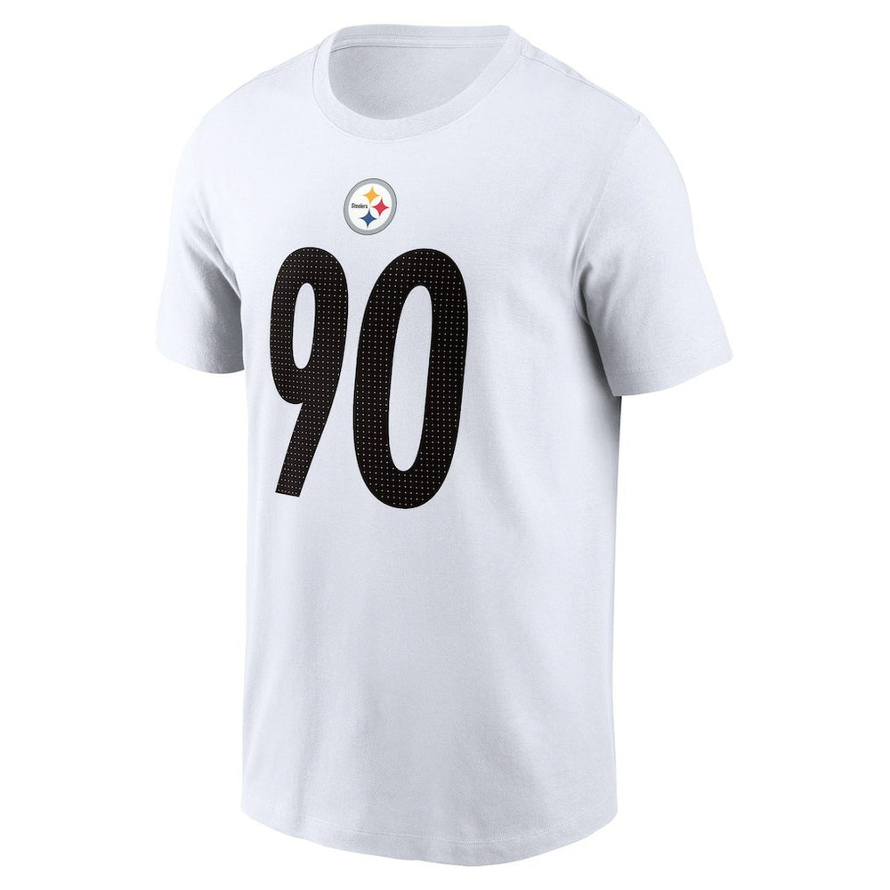 T.J. Watt Pittsburgh Steelers Player Name & Number T-Shirt White - Nike
