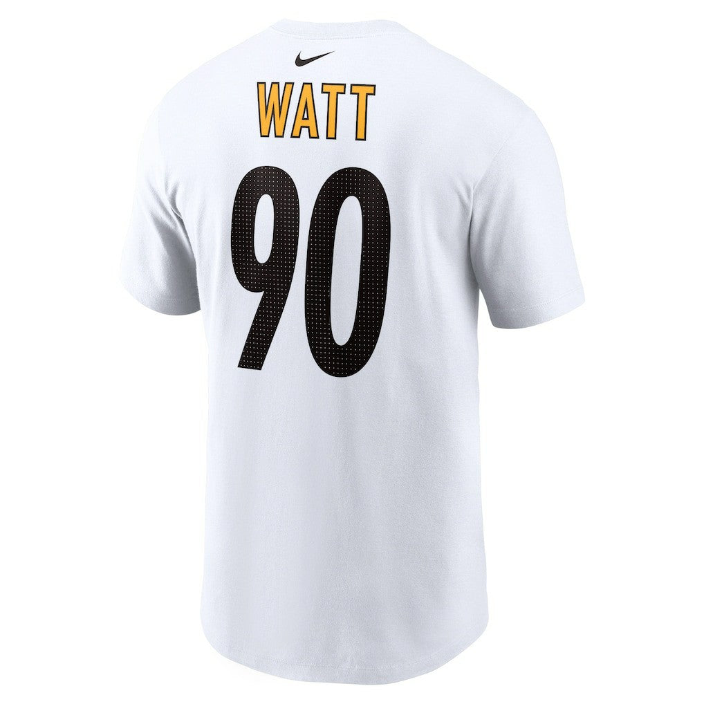 T.J. Watt Pittsburgh Steelers Player Name & Number T-Shirt White - Nike