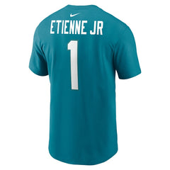 Travis Etienne Jacksonville Jaguars Player Name & Number T-Shirt Teal - Nike