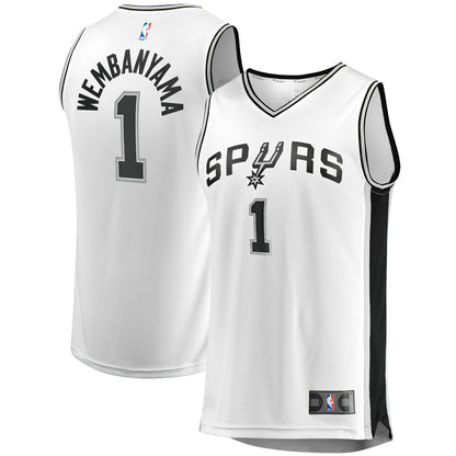Victor Wembanyama San Antonio Spurs Fast Break Player Jersey - Association Edition - White | NBA Jerseys