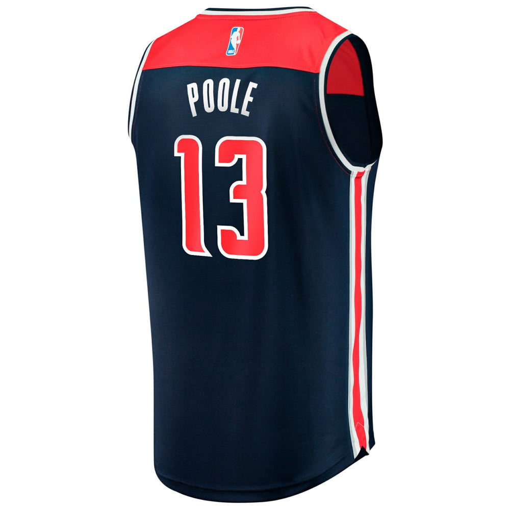 Fanatics - Jordan Poole Washington Wizards Fast Break Player Jersey - Statement Edition - Navy