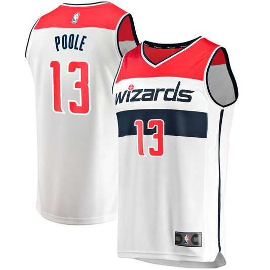 Jordan Poole Washington Wizards Youth Fast Break Player Jersey - Association Edition - White | NBA Jerseys