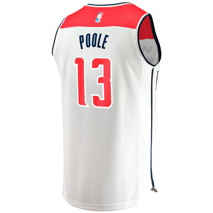 Jordan Poole Washington Wizards Youth Fast Break Player Jersey - Association Edition - White | NBA Jerseys